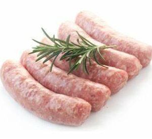 Saucisses porc et bœuf